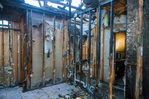 Professional Fire Damage Assessment technician working in Madras, OR